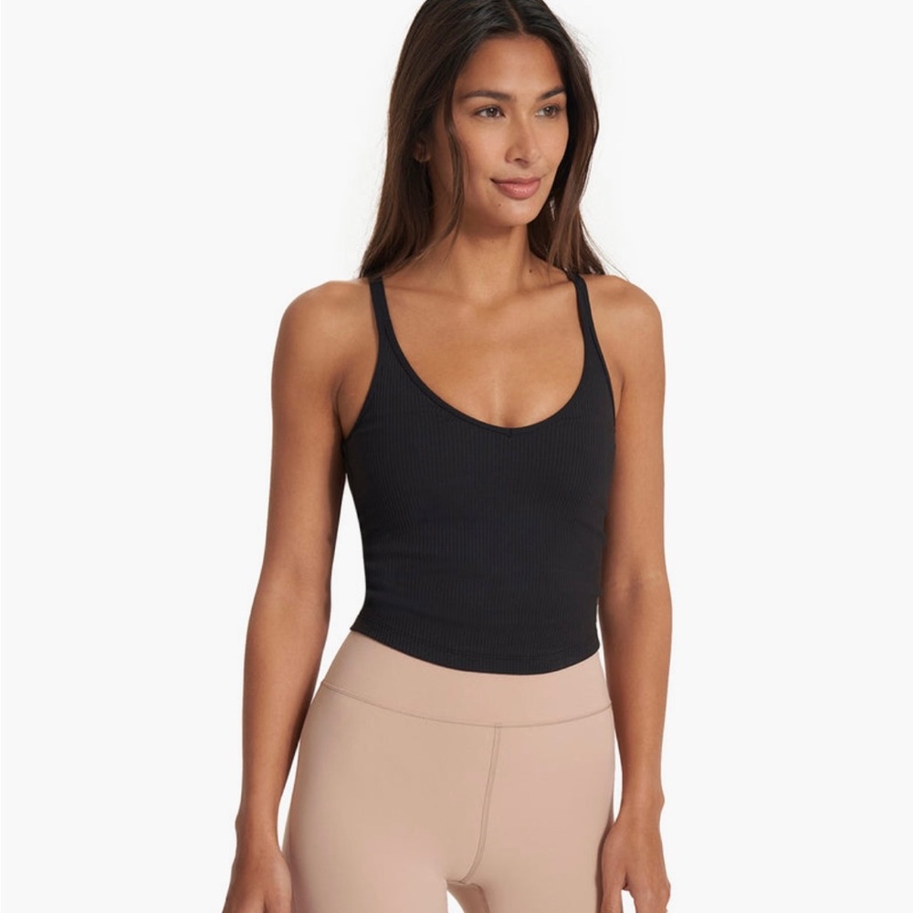 Vuori Ribbed Cropped Tank - Picture 6 of 7